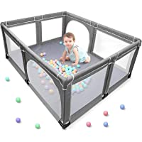 Parque de juegos para bebés- centro de actividades para niños en interiores y exteriores con base antideslizante- patio…